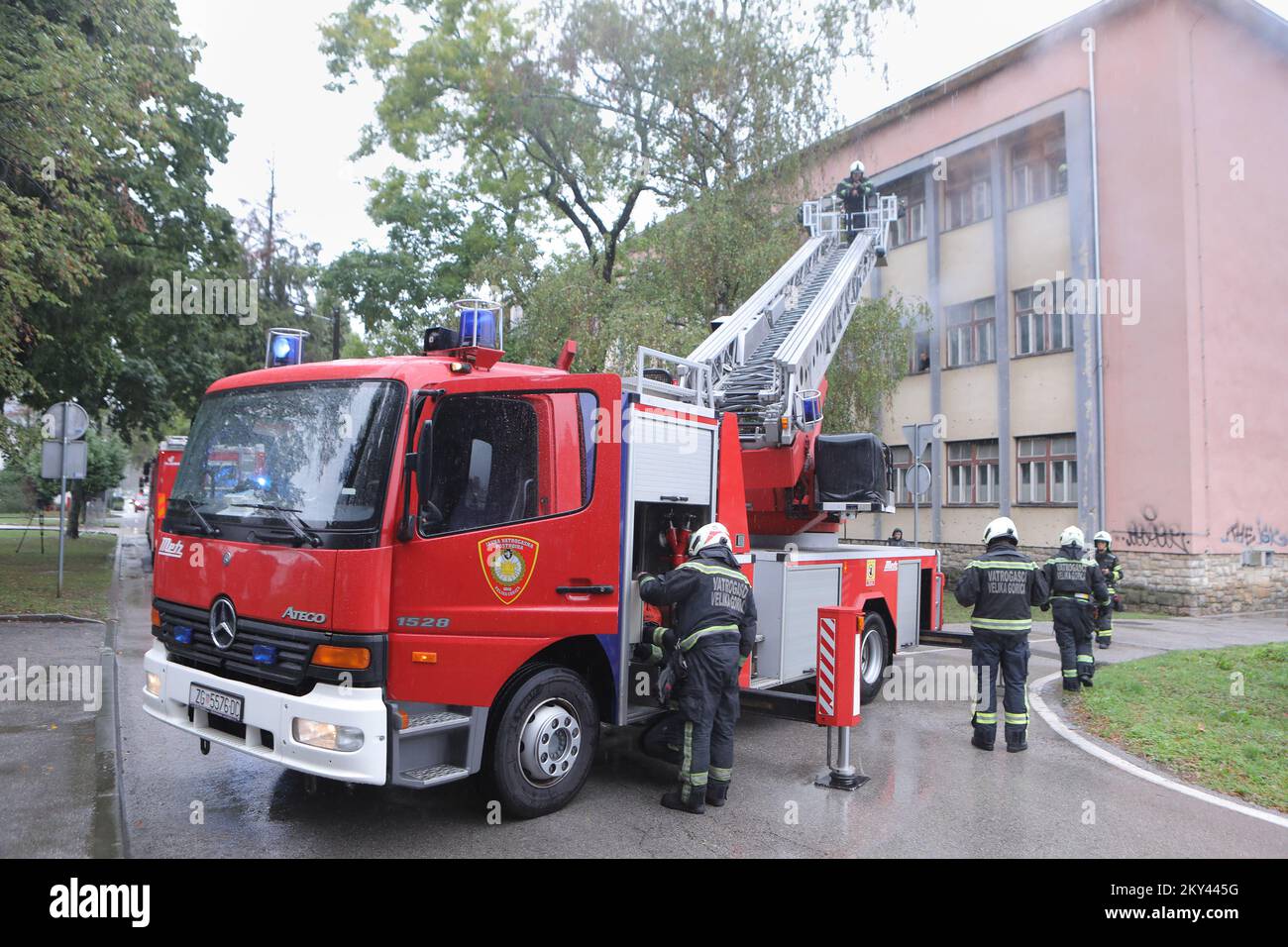 Exercices des forces de protection civile du comté 'Samobor 2022' tenus à Samobor , Croatie, on 17 17 septembre 2022 photo: Tomislav Miletic/PIXSELL Banque D'Images