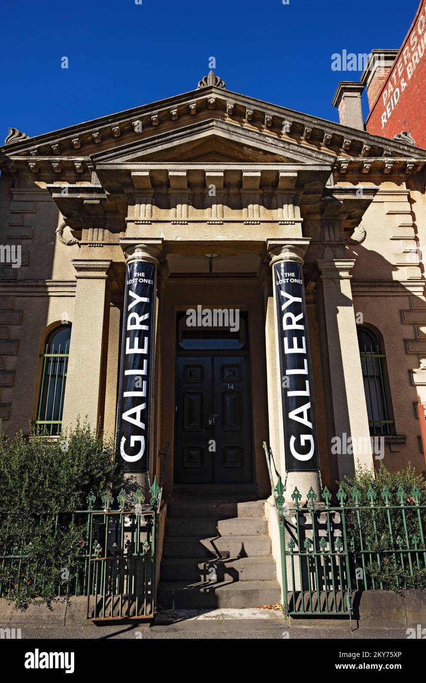 Ballarat Australie / le paysage de rue historique Camp Street de Ballarat. On y voit la salle Freemason du début des années 1870. Camp Street est où le Gov Banque D'Images