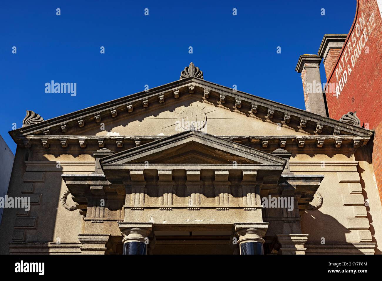 Ballarat Australie / le paysage de rue historique Camp Street de Ballarat. On y voit la salle Freemason du début des années 1870. Camp Street est où le Gov Banque D'Images