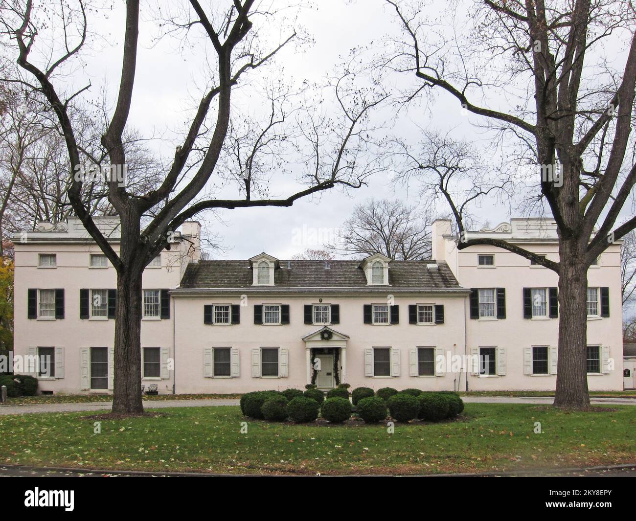 Historique Strawberry Mansion, l'une des demeures du parc Fairmount à Philadelphie, en Pennsylvanie. Banque D'Images