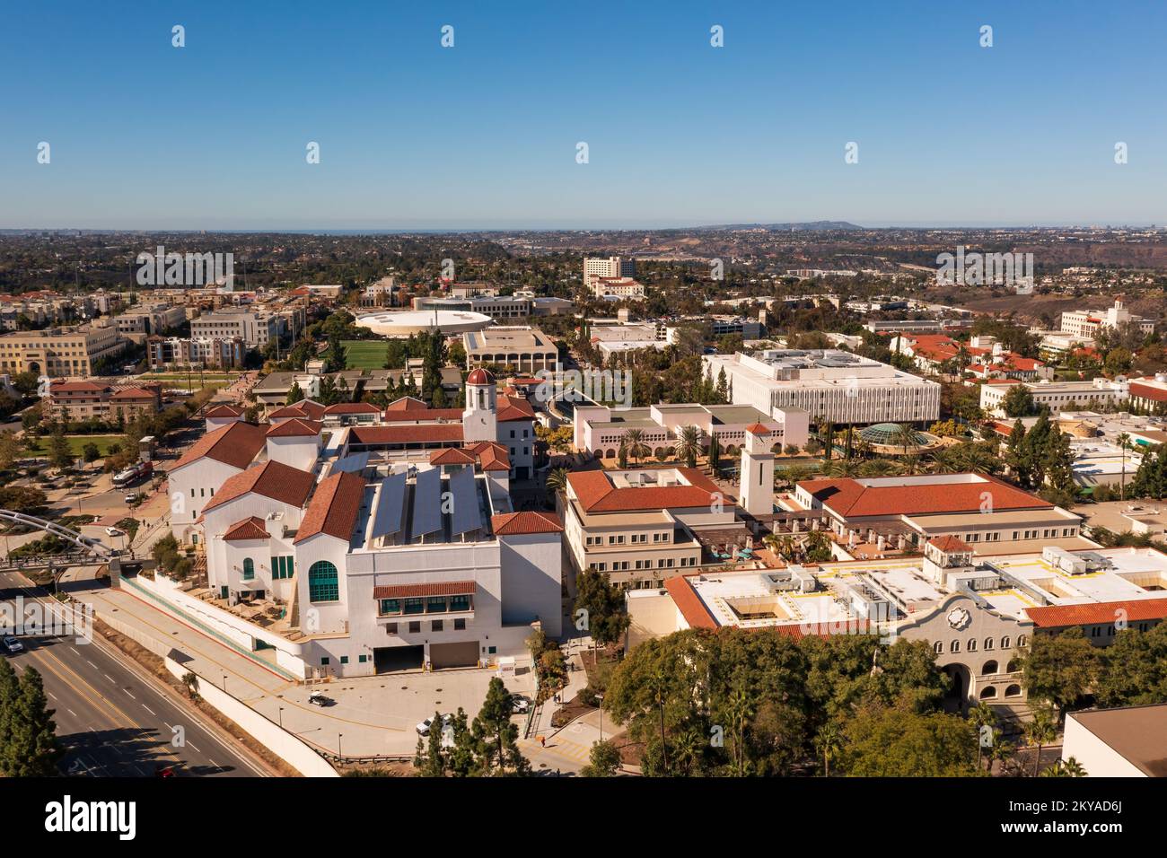 Université d'État de San Diego, Californie. Banque D'Images