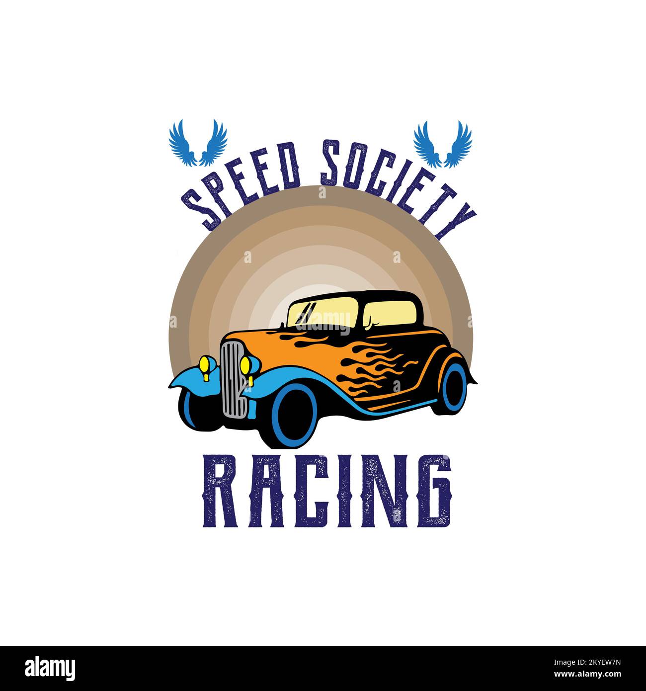 Motif voiture, motif vectoriel de t-shirt Illustration de Vecteur