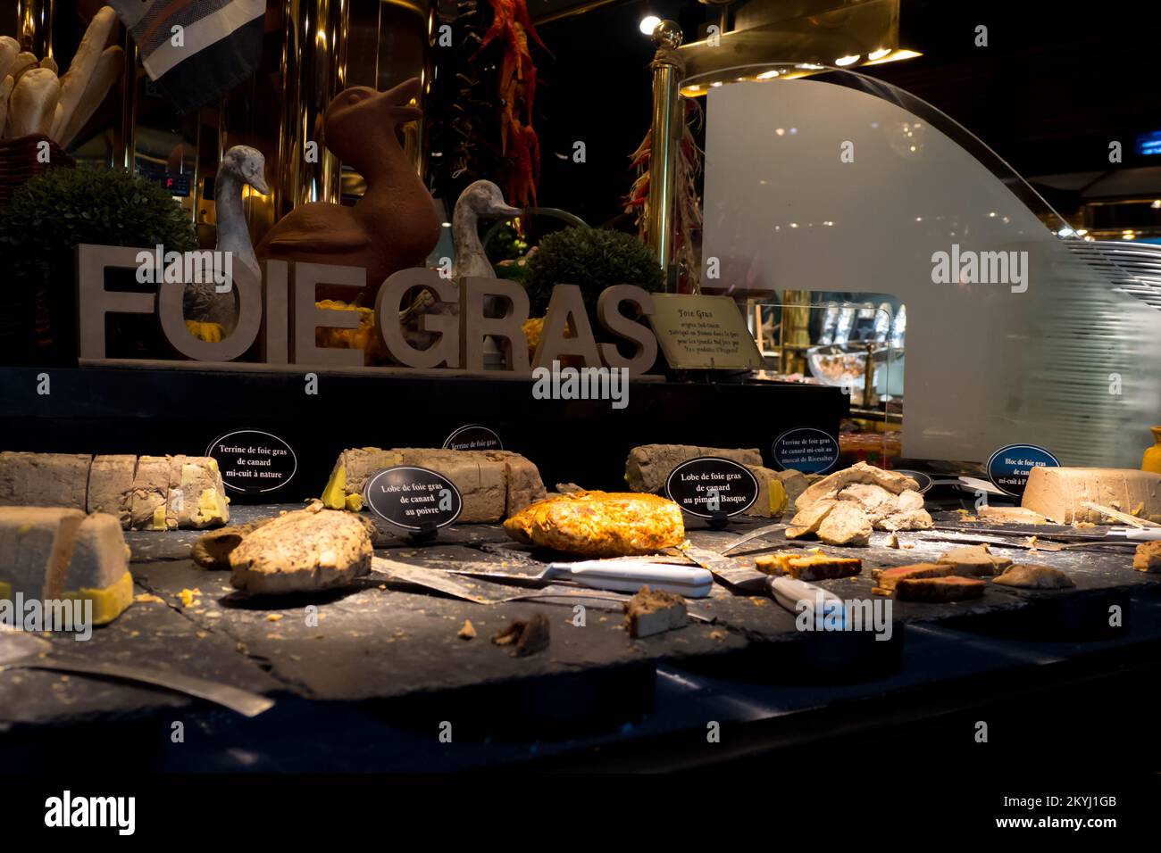 Les grands buffets de Narbonne - le plus grand buffet gastronomique du monde Banque D'Images