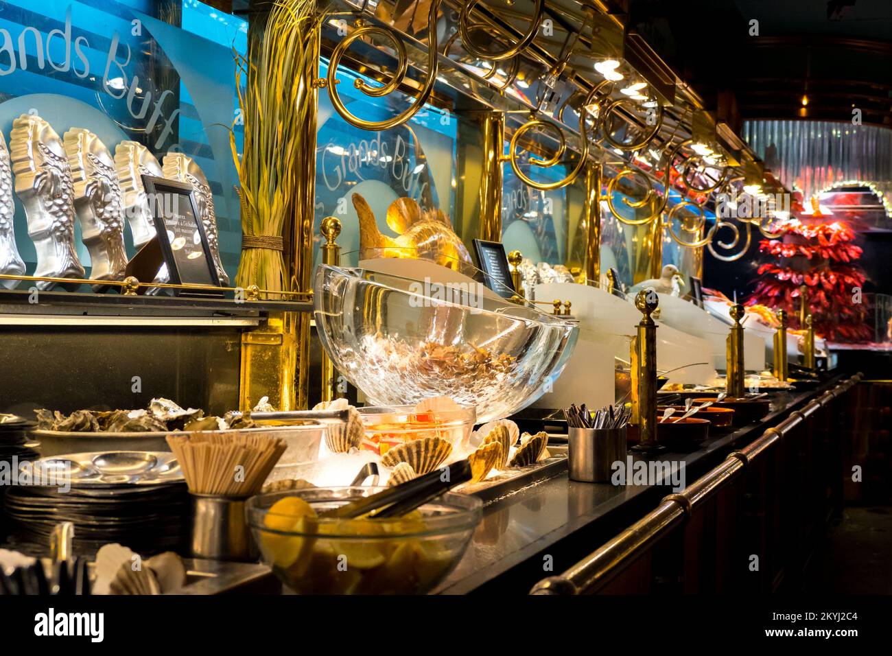 Les grands buffets de Narbonne - le plus grand buffet gastronomique du monde Banque D'Images