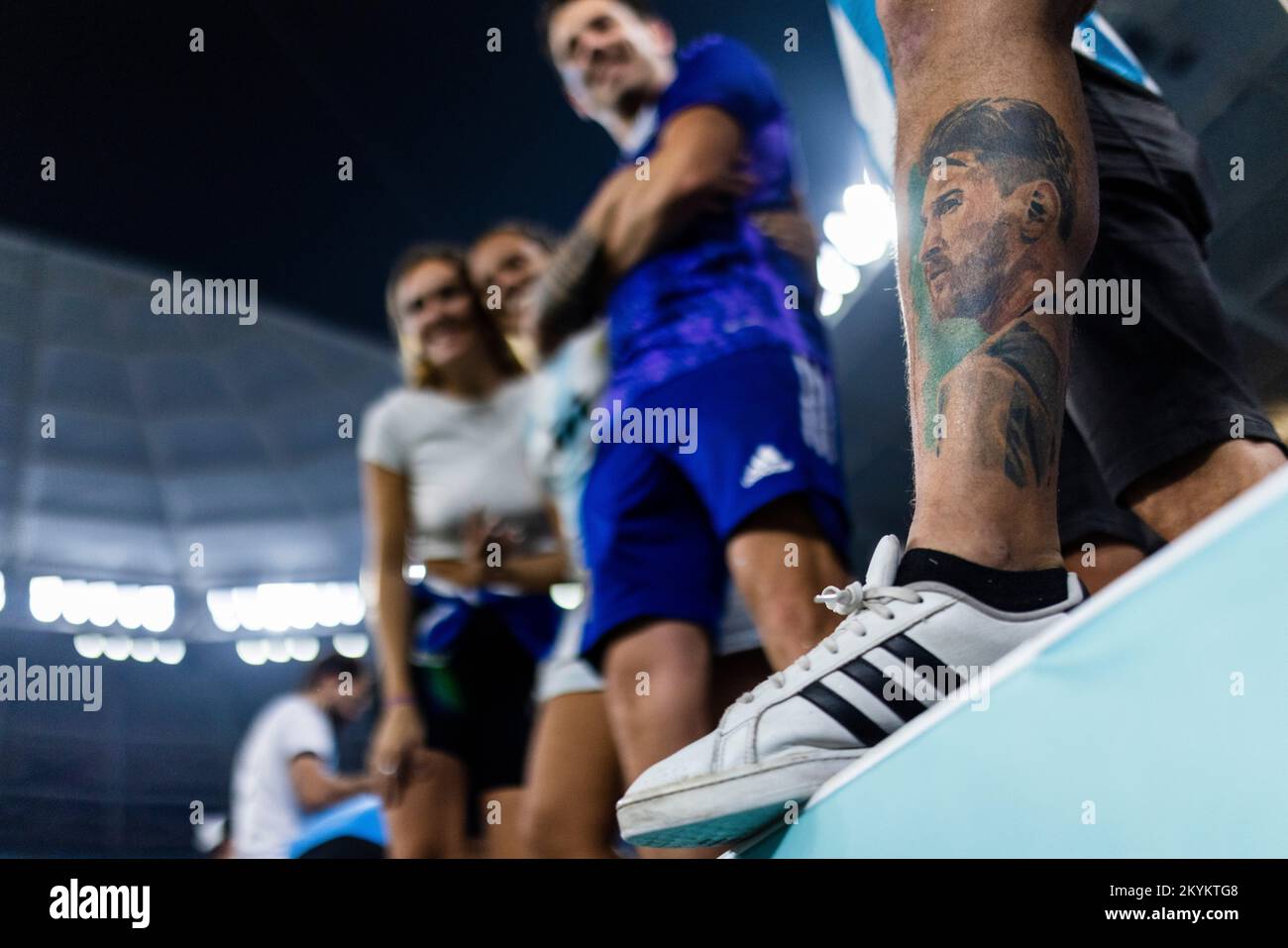 Tatouage fan de football Banque de photographies et d’images à haute