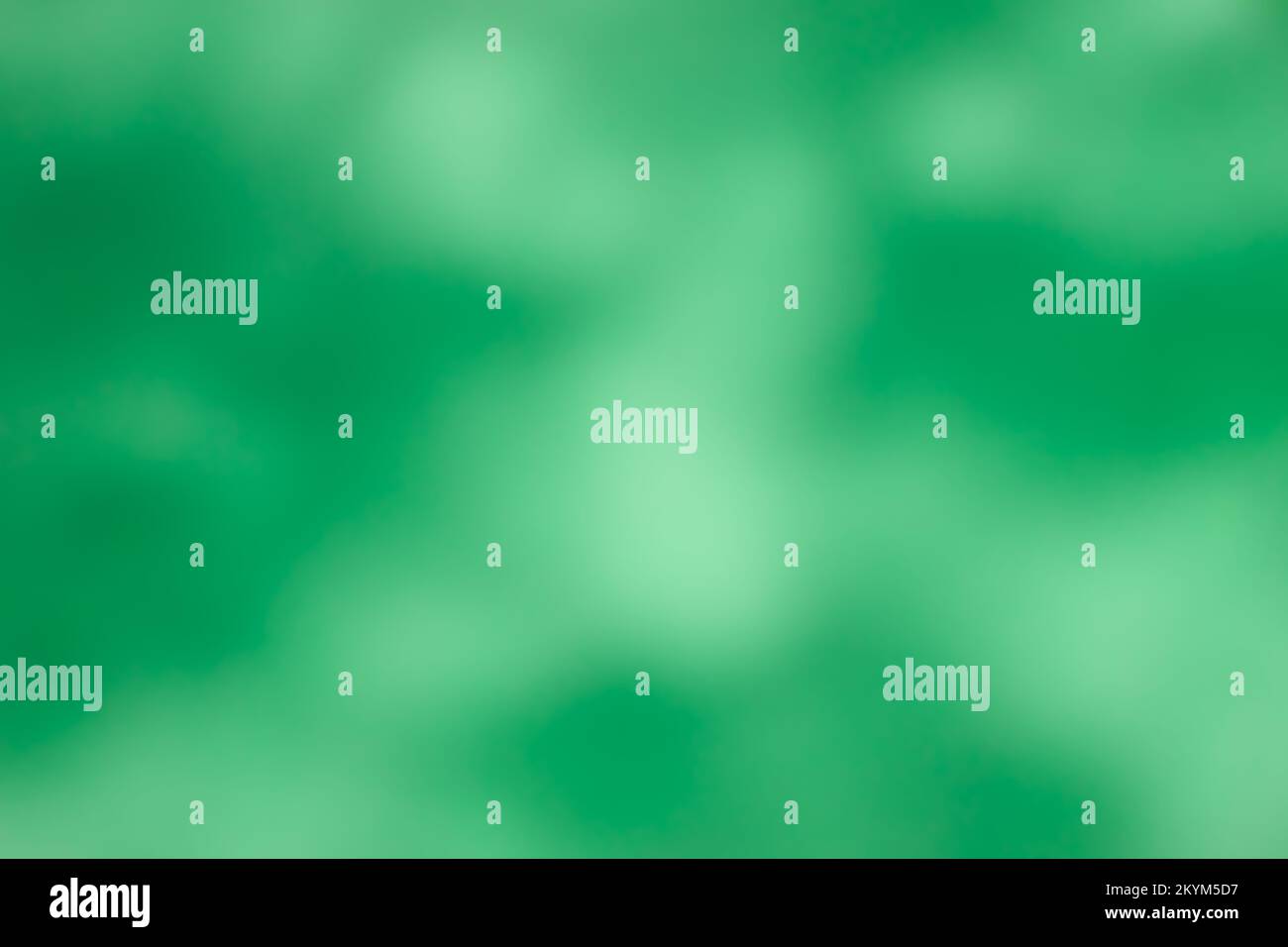 Vert flou de flou abstrait dégradé lisse arrière-plan asymétrique Banque D'Images