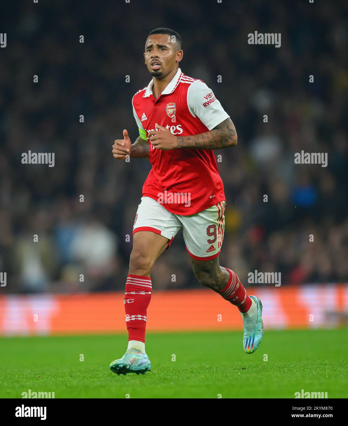 03 Nov 2022 - Arsenal / FC Zurich - UEFA Europa League - Groupe A - Emirates Stadium Gabriel Jesus d'Arsenal pendant le match contre FC Zurich photo : Mark pain / Alay Banque D'Images