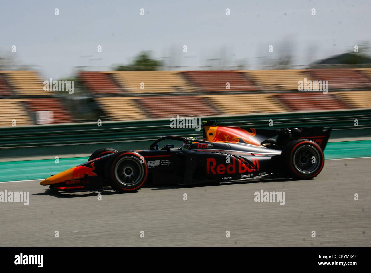 Ayumu Iwasa pendant les tests de Formule 2 2022 à Barcelone (Espagne) Banque D'Images