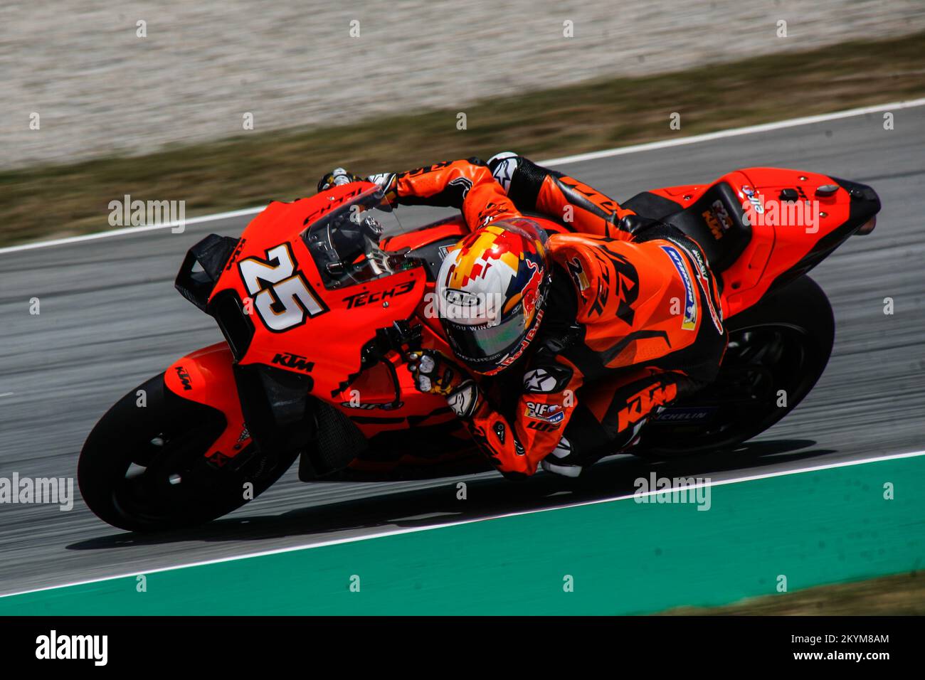 Raul Fernández pendant le MotoGP Catalan GP 2022 Banque D'Images