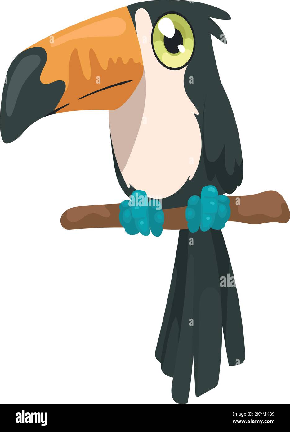 mignon toucan bébé Illustration de Vecteur