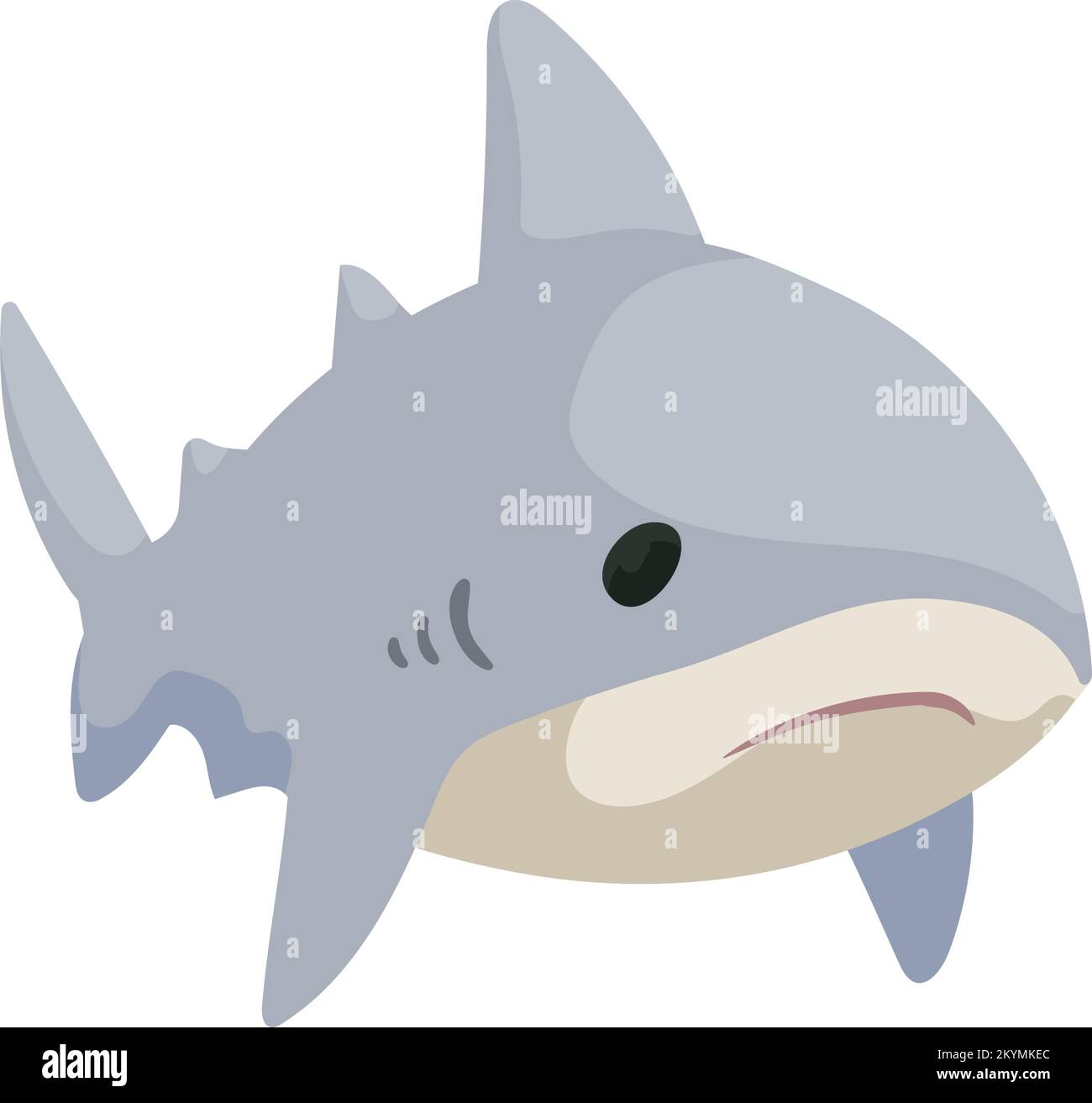 mignon bébé requin Illustration de Vecteur