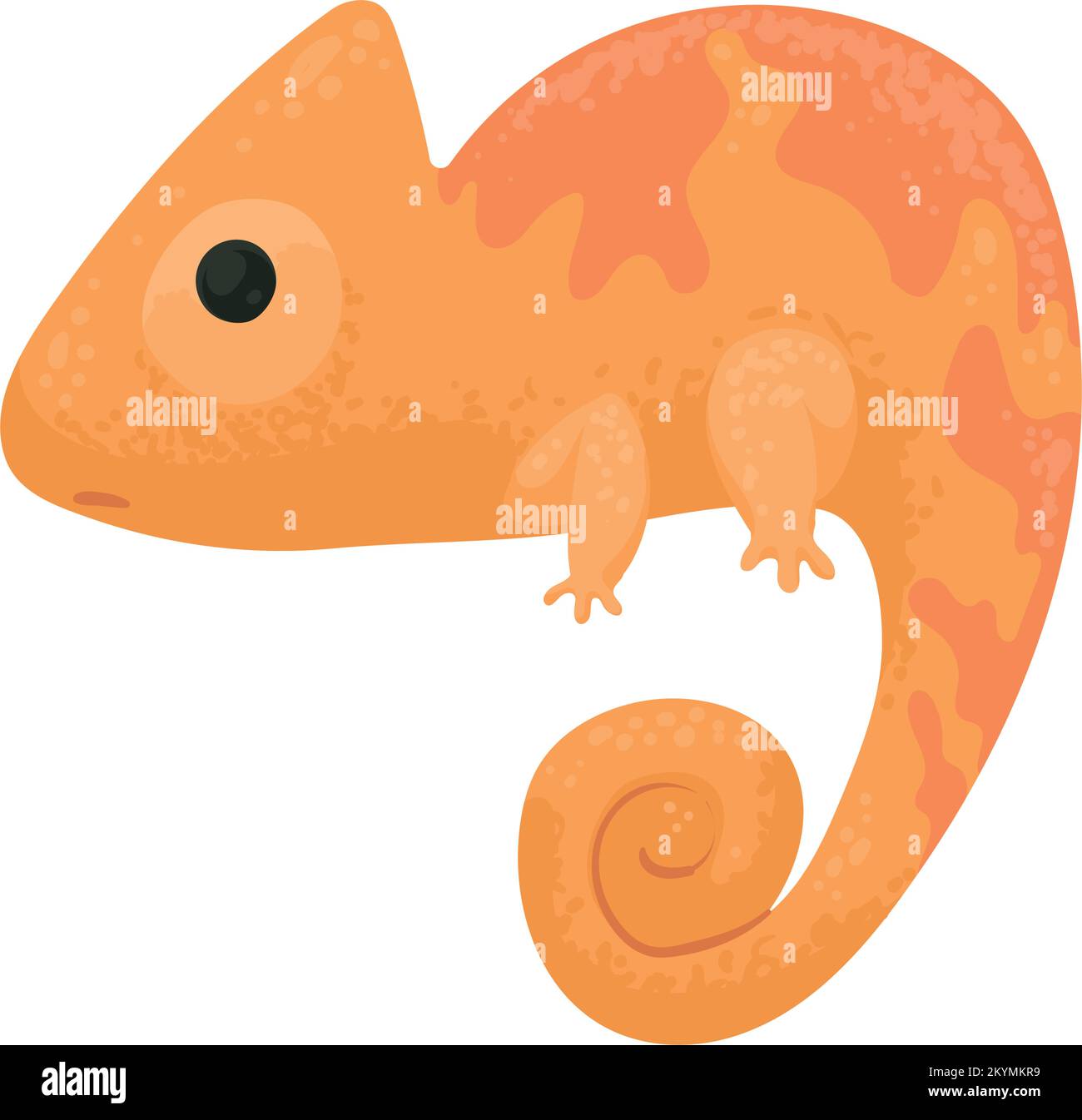 mignon bébé caméléon Illustration de Vecteur