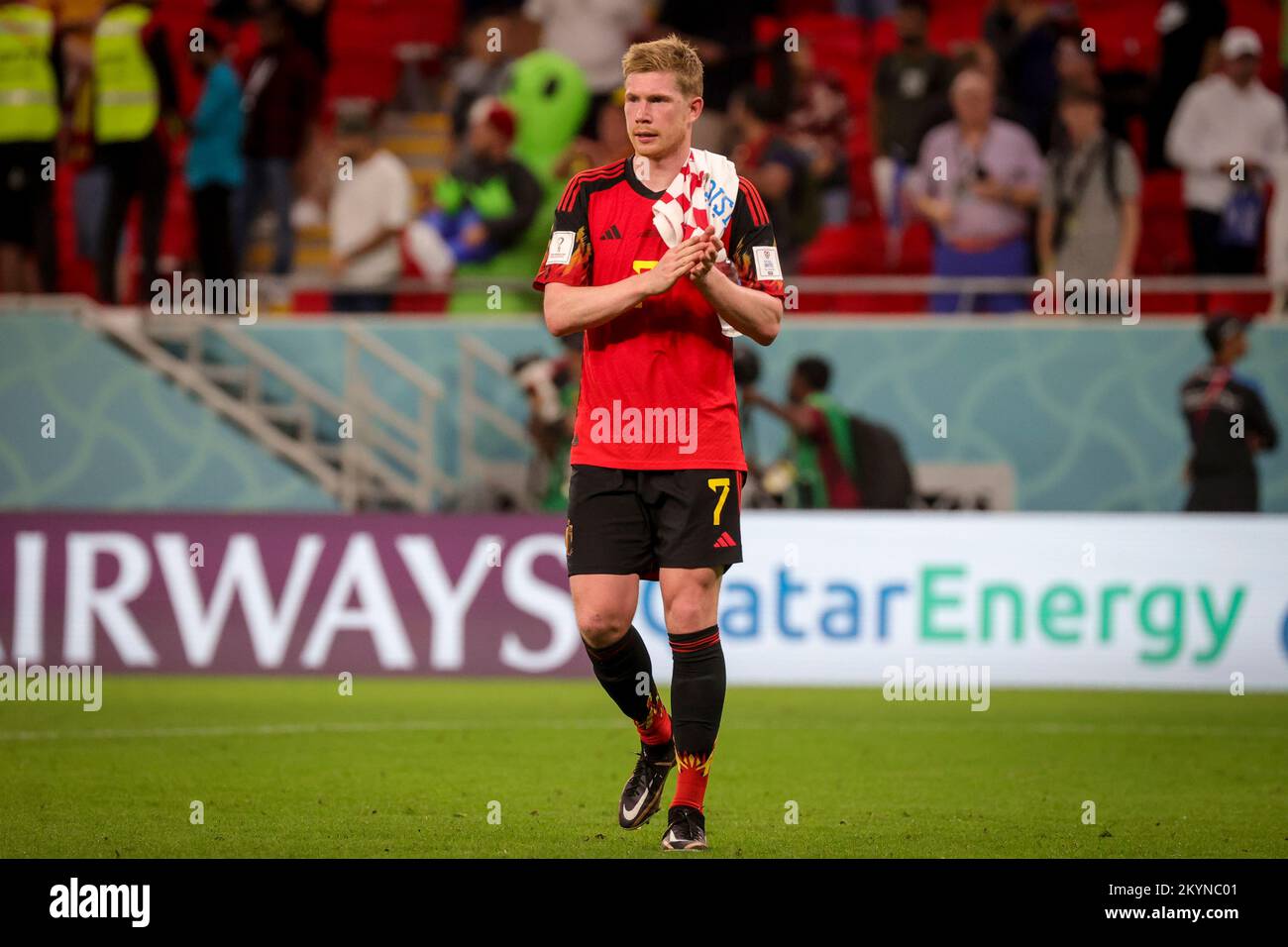 Maillot Belgique Kevin De Bruyne 7 Extérieur Coupe du monde 2022