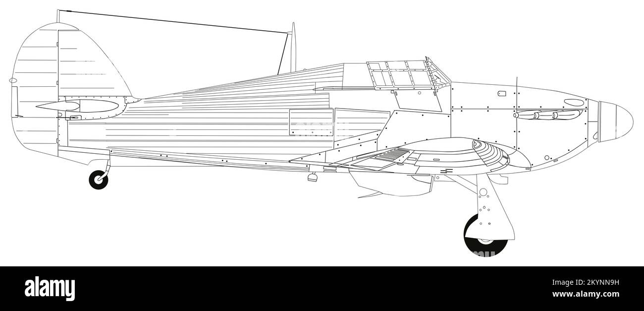 Hawker Hurricane Mk I Banque D'Images