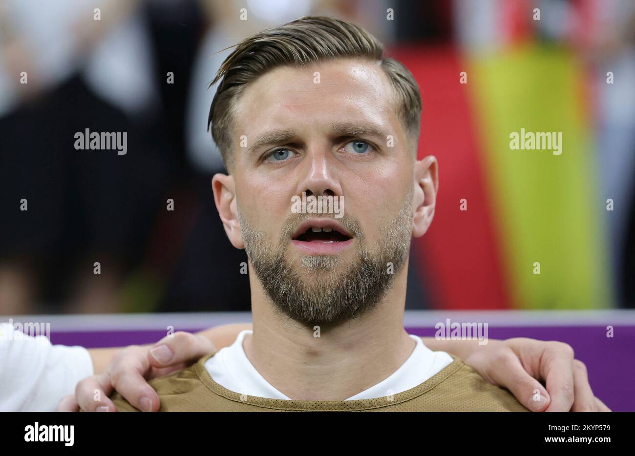 Qatar, 12/01/2022 football, football, coupe DU MONDE de la FIFA 2022 QATAR, coupe du monde 2022 Qatar, coupe du monde 2022 Qatar, Groupe E, jeu Costa Rica - Allemagne 1: 1 Niclas Fullkrug, Portrait, banc de remplacement Banque D'Images