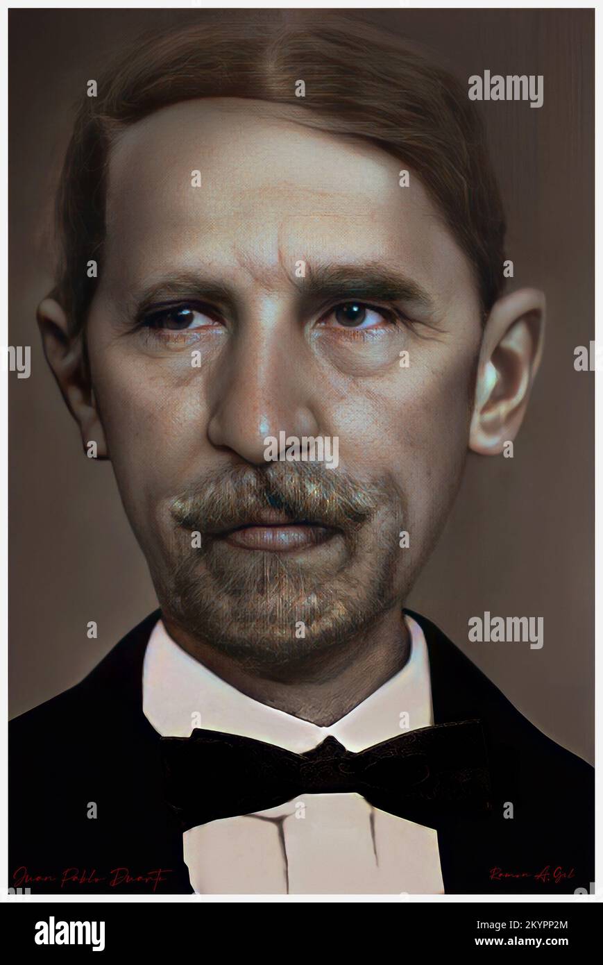 Juan Pablo Duarte, Padre de la Patria Dominicana, Fundador, portrait,  réaliste, portrait, retrato, réel, realistico Photo Stock - Alamy