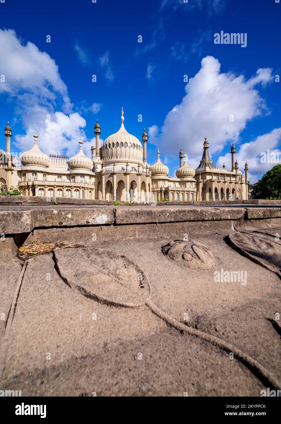 The Royal Pavilion, Brighton, ville de Brighton et Hove, East Sussex, Angleterre, Royaume-Uni Banque D'Images