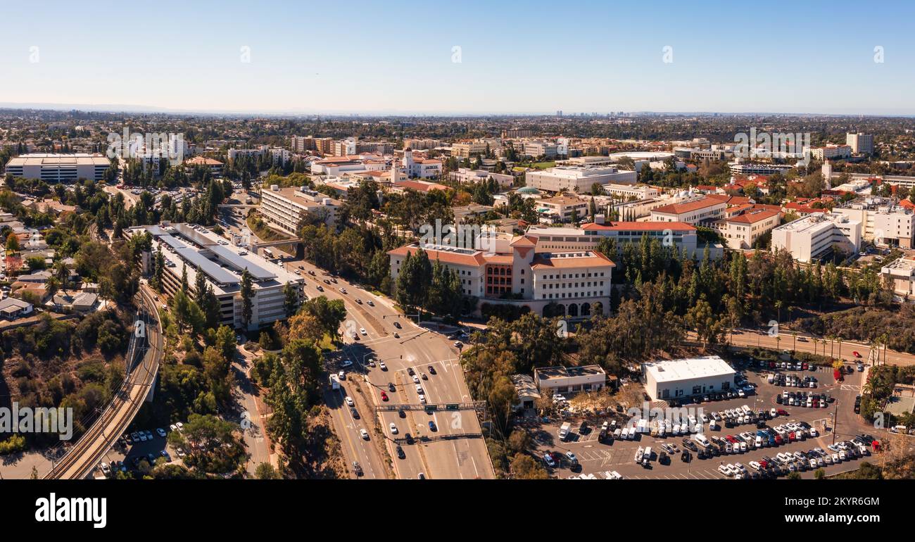 Campus universitaire de l'Université d'État de San Diego Banque D'Images