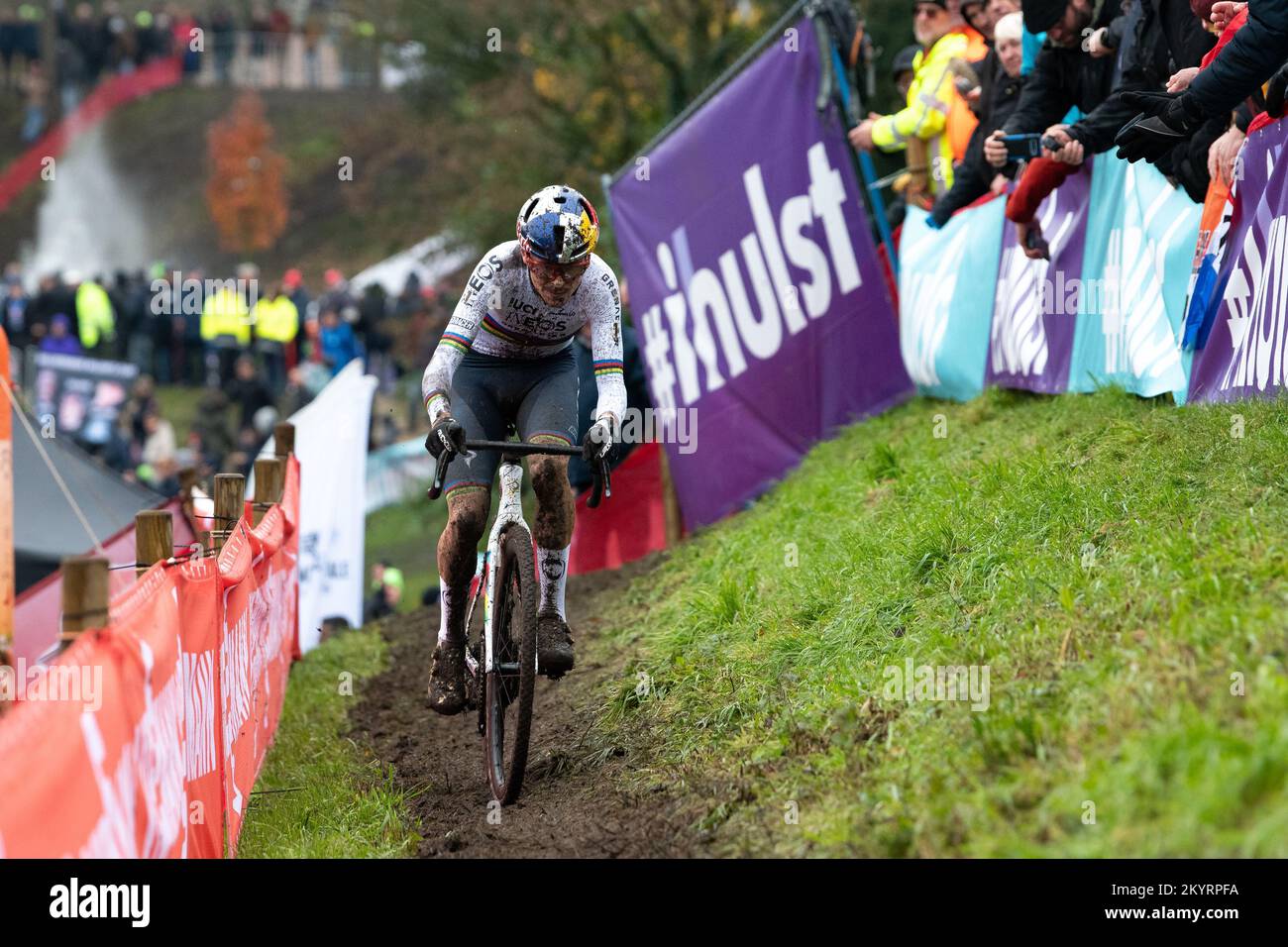 Tom Pidcock dans la coupe du monde de Cyclocross Hulst Banque D'Images