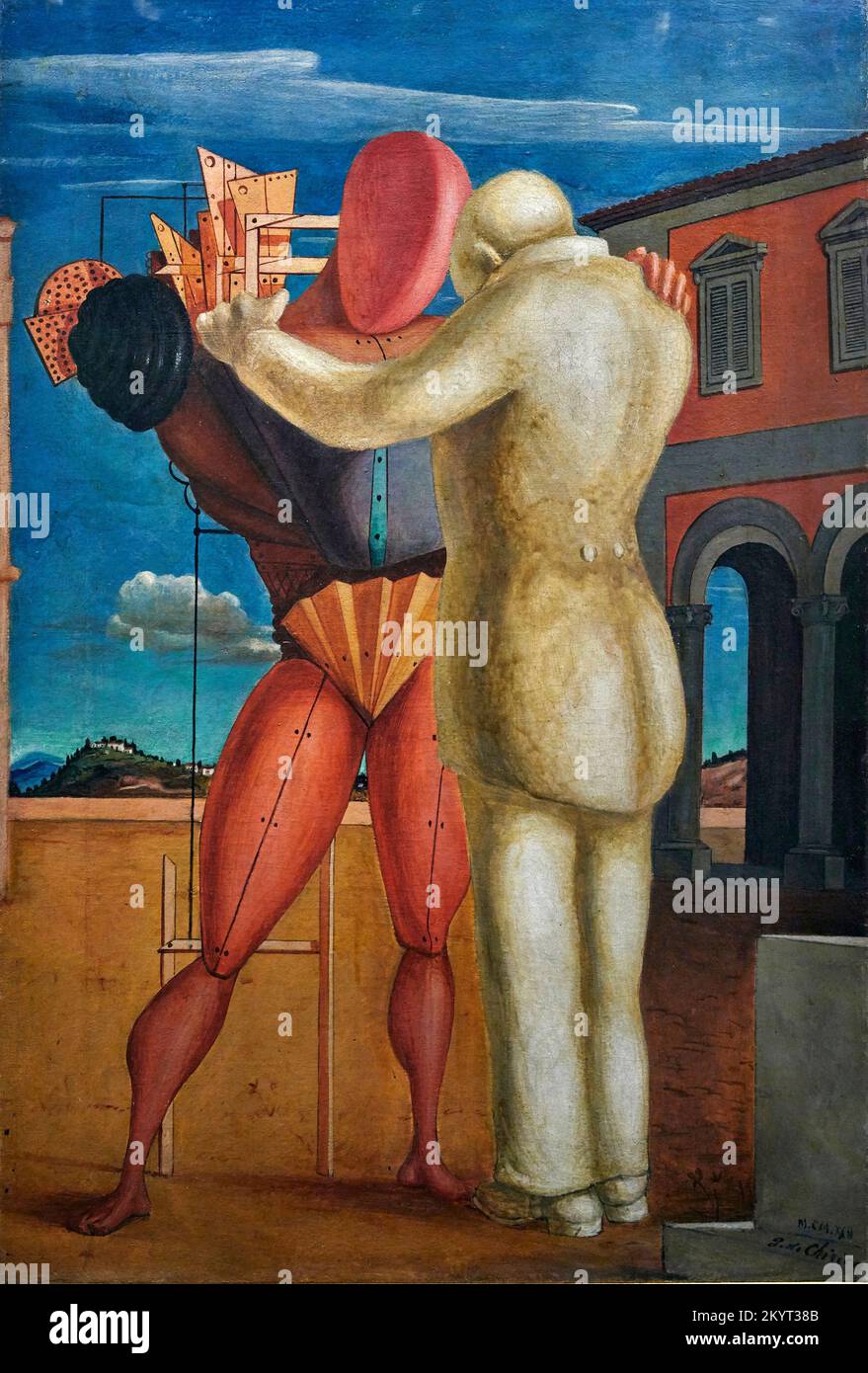 Il filgiol prodigo - olio su tela - Giorgio de Chirico - 1922 - Milano, Museo del Novecento Banque D'Images