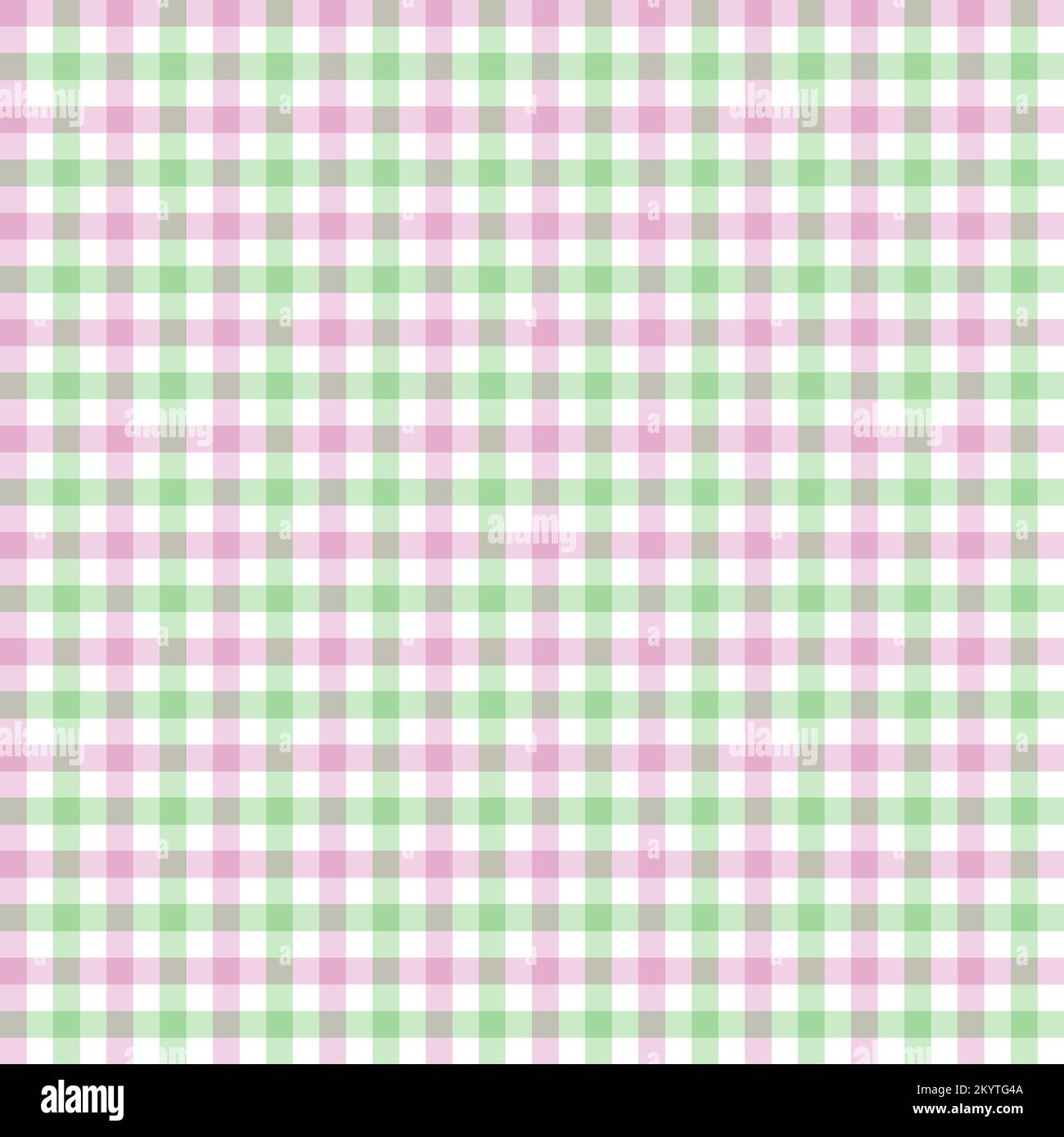 Motif écossais vert rose Illustration de Vecteur