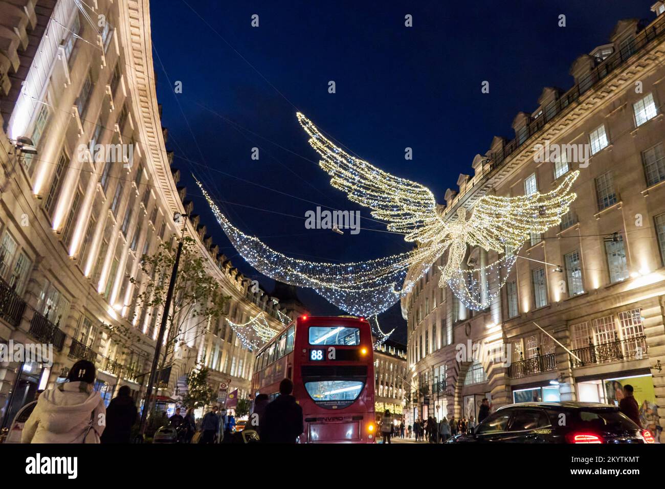 Regent Street - illuminations de Noël 2022 Banque D'Images