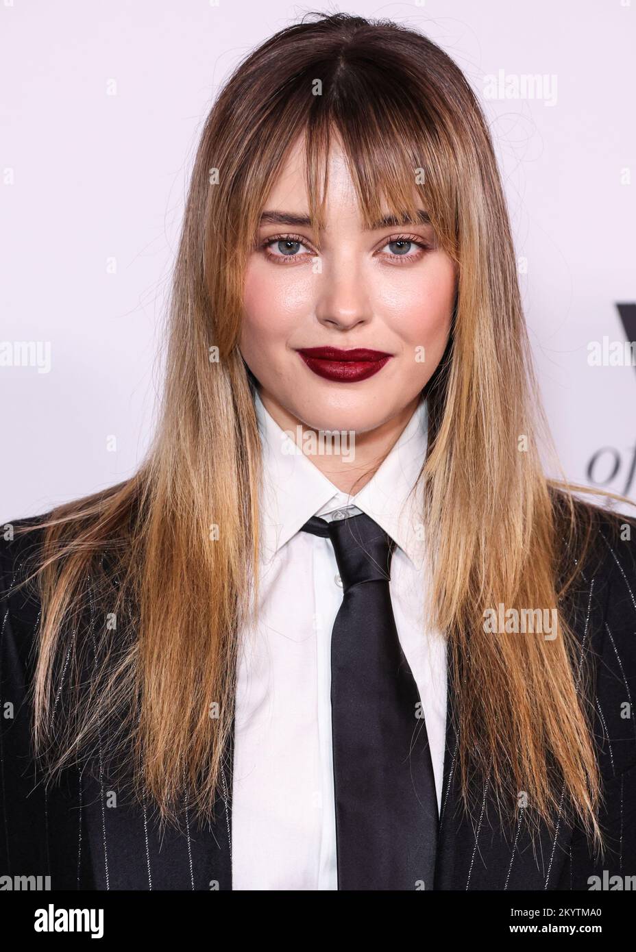 Los Angeles, États-Unis. 01st décembre 2022. LOS ANGELES, CALIFORNIE, États-Unis - DÉCEMBRE 01 : l'actrice australienne Katherine Langford arrive à l'Oréal Paris 'Women of Worth Celebration 2022 qui s'est tenue à l'Ébell de Los Angeles sur 1 décembre 2022 à Los Angeles, Californie, États-Unis. (Photo de Xavier Collin/image Press Agency) Credit: Image Press Agency/Alay Live News Banque D'Images