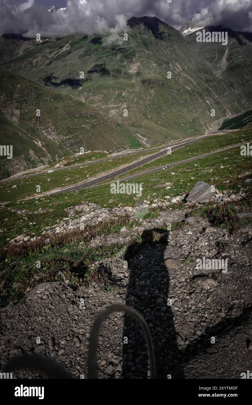 Photos de routes de montagne Banque D'Images