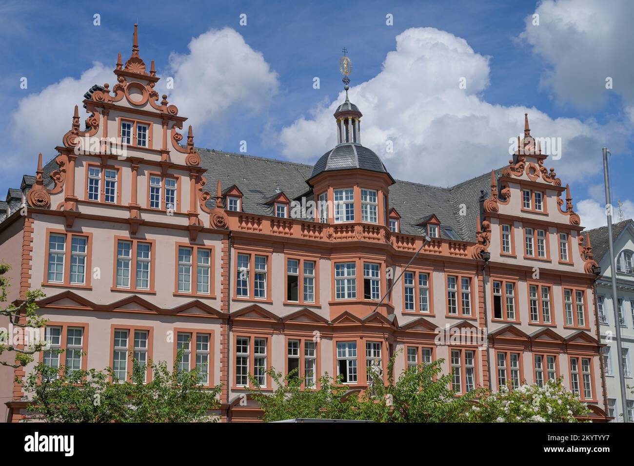Haus Zum Römischen Kaiser, Musée Gutenberg, Liebfrauenplatz, Mayence, Rheinland-Pfalz, Allemagne Banque D'Images