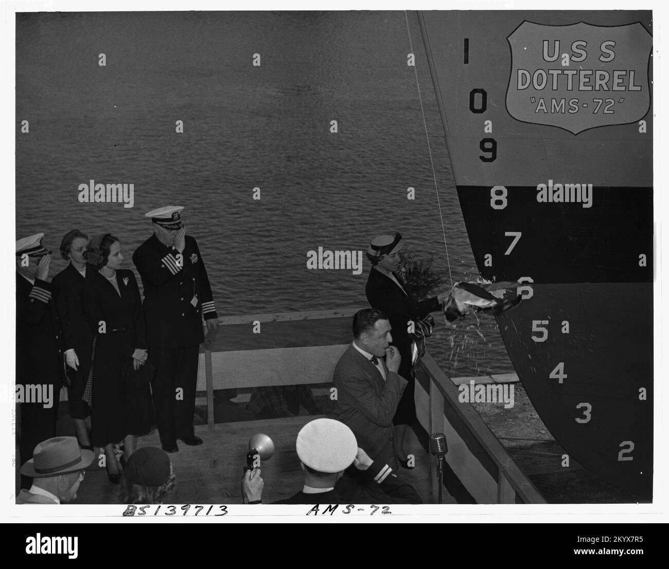 AMS-72 , navires, navires, bateaux, Histoire navale, Marine Banque D'Images