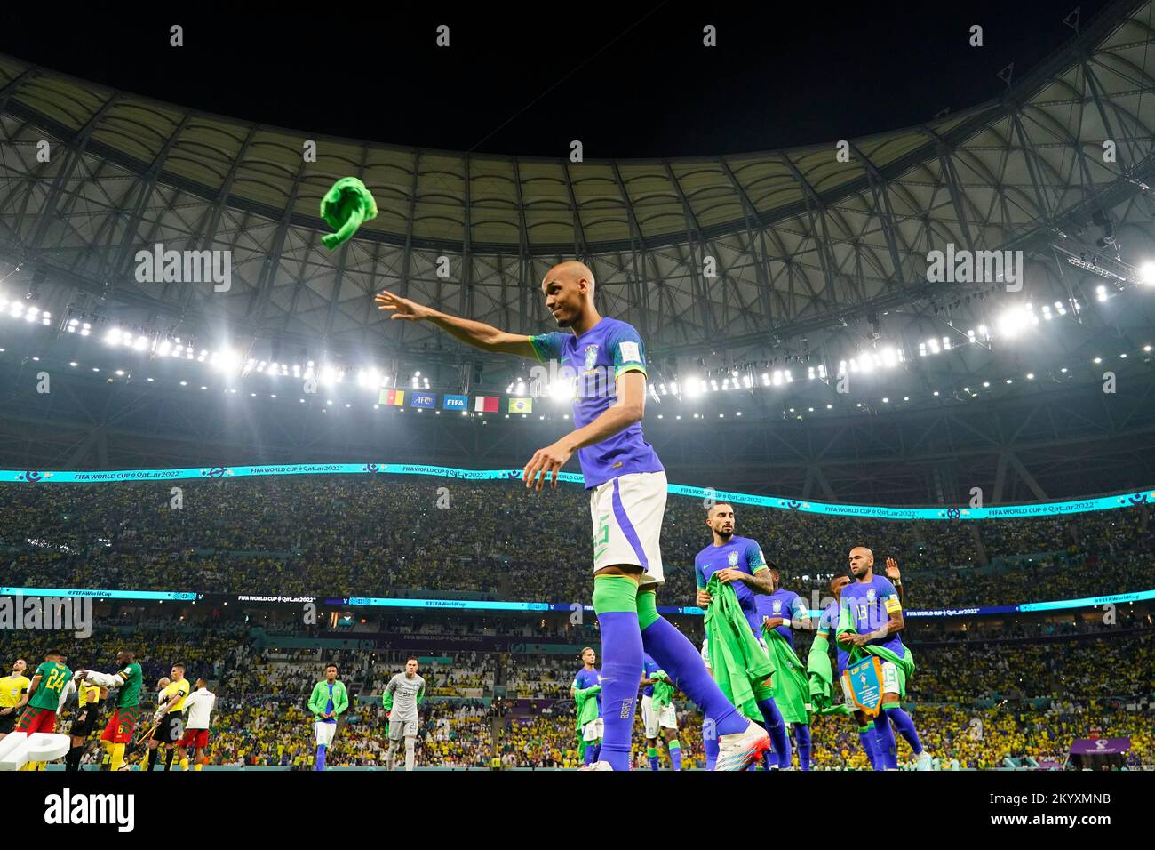 Photo : ABOUBAKAR Vincent (CMR) - Match Brésil - Cameroun (0-1) lors de la Coupe du Monde 2022