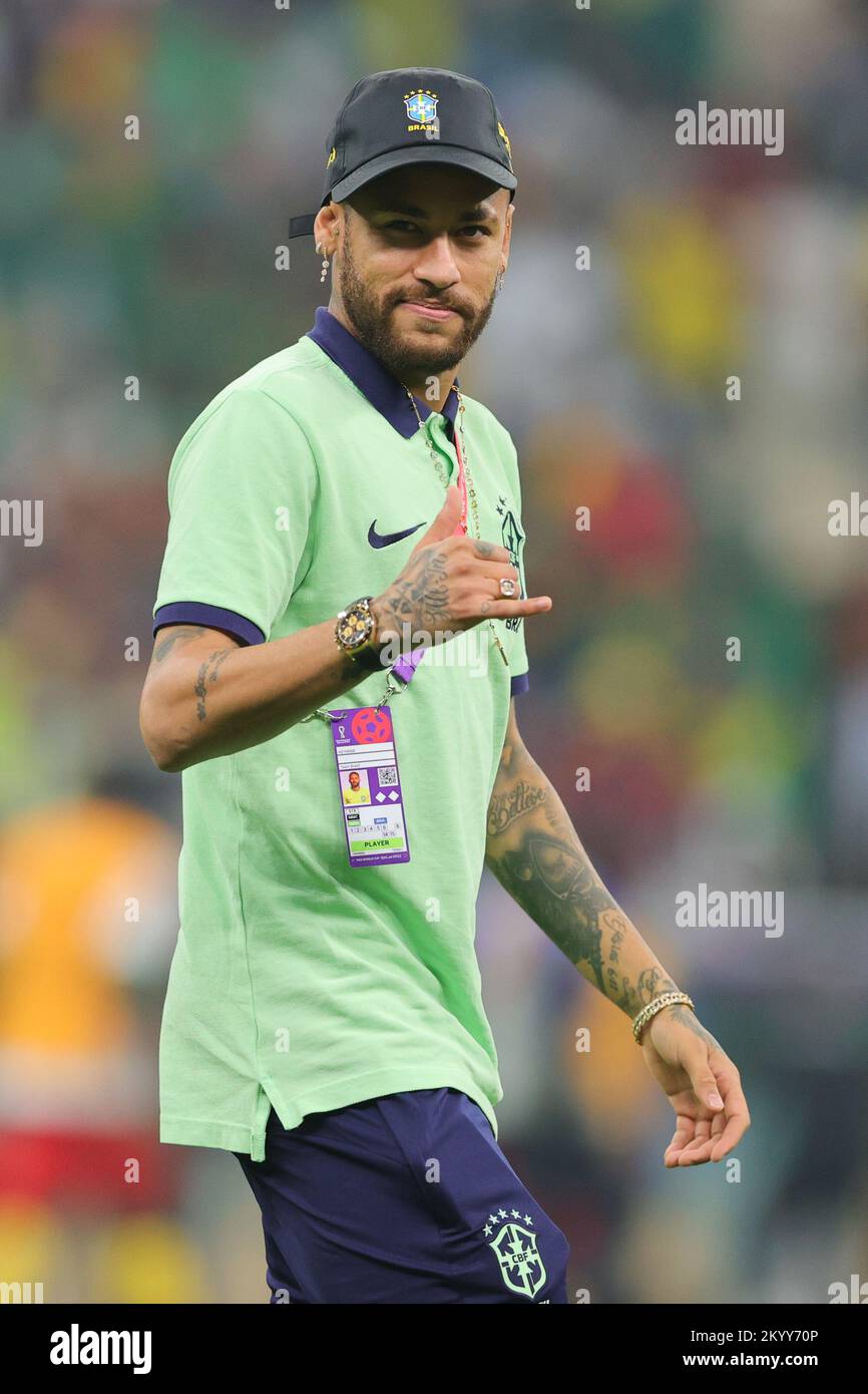 Photo Neymar 8x10 Dédicacée - Réimpression Officielle - Brésil Barcelone