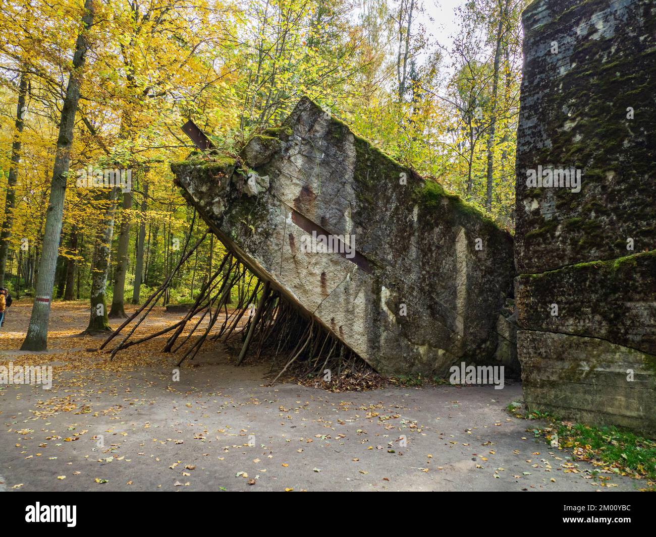 Ketrzyn, Pologne - juillet 2019 Wolf's Lair a été le premier quartier général militaire du Front de l'est d'Adolf Hitler pendant la Seconde Guerre mondiale Wolfsschanze, Wolfschanze. Kętr Banque D'Images