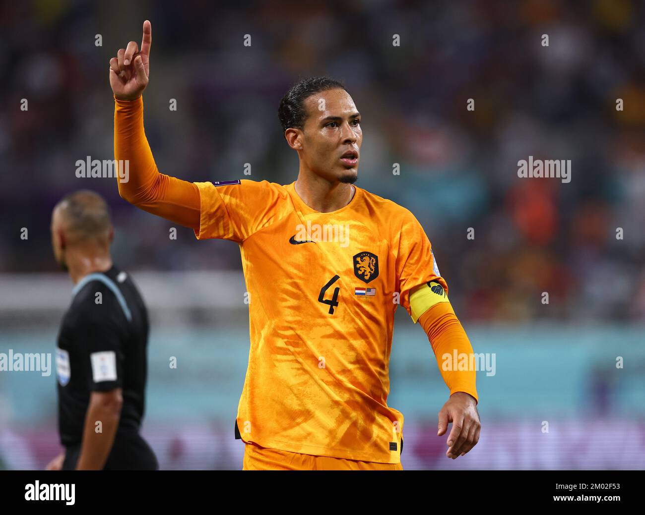 Doha, Qatar. 3rd décembre 2022. Virgile Van Dijk des pays-Bas lors du match de la coupe du monde de la FIFA 2022 au stade international Khalifa, Doha. Le crédit photo devrait se lire: David Klein/Sportimage crédit: Sportimage/Alay Live News Banque D'Images