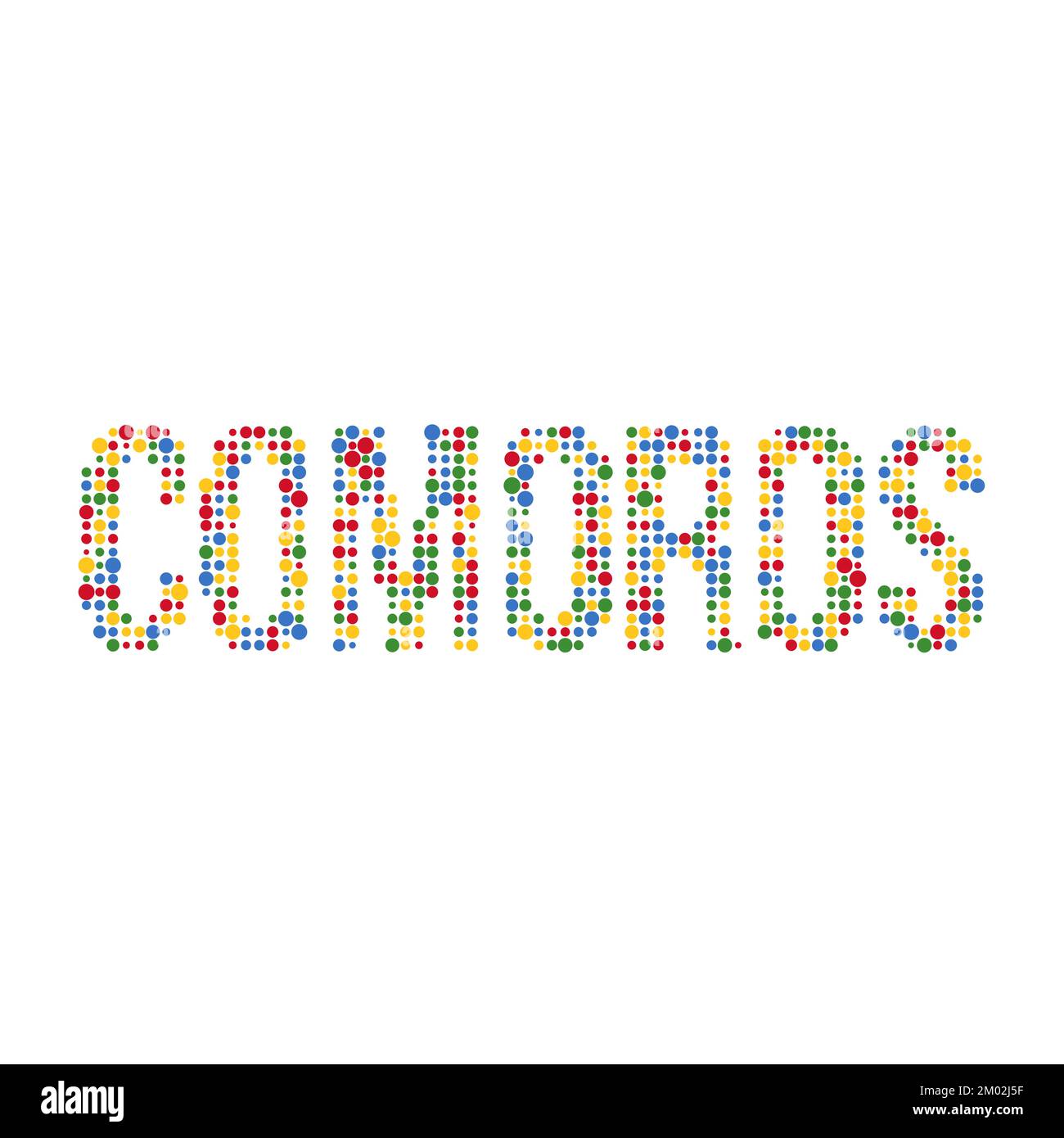 Illustration de la carte des Comores avec motif génératif Pixelated Silhouette Illustration de Vecteur