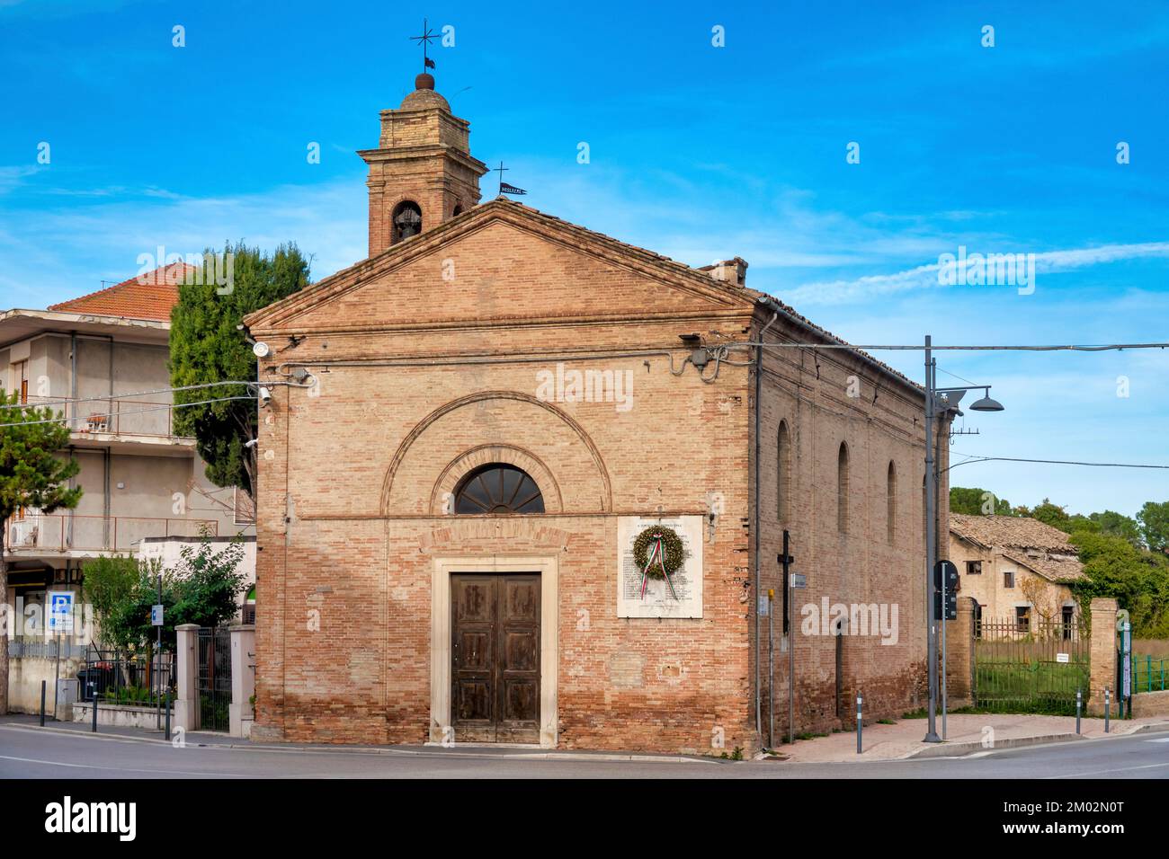 Eglise de la Madonna del Carmine, Cepagatti, Italie Banque D'Images