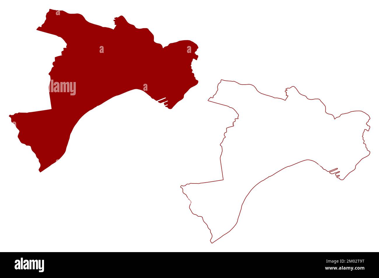 Ville et Métropolitaine de Salford (Royaume-Uni de Grande-Bretagne et d'Irlande du Nord, comté métropolitain et cérémoniel du Grand Manchester, Illustration de Vecteur