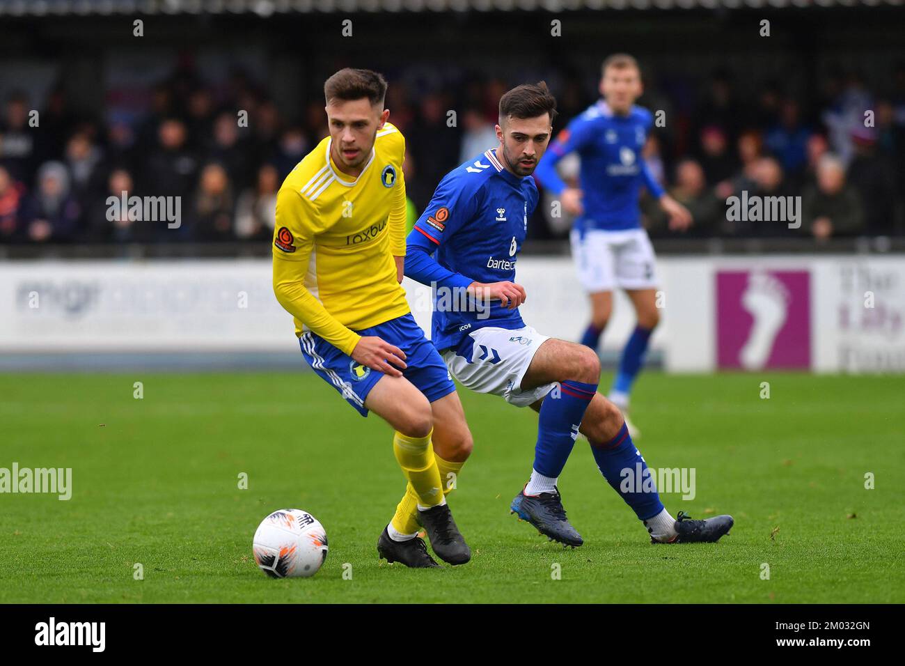 Solihull, Royaume-Uni. 02nd décembre 2022. Ellis Chapman d'Oldham Athletic lors du match de la Vanarama National League entre Solihull Moors et Oldham Athletic au parc Damson, Solihull le samedi 3rd décembre 2022. (Credit: Eddie Garvey | MI News) Credit: MI News & Sport /Alay Live News Banque D'Images