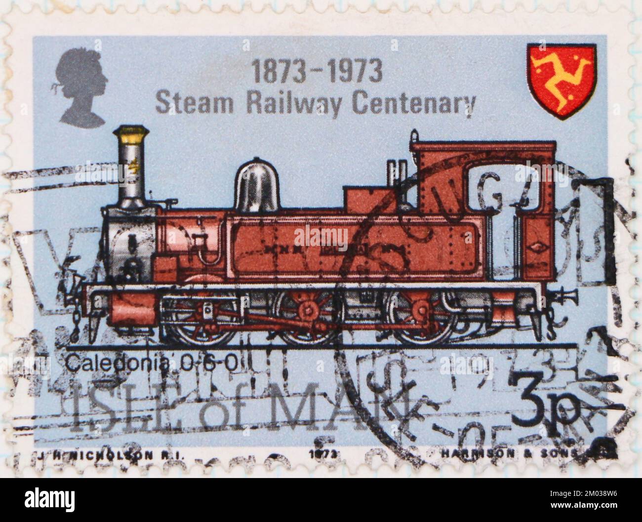 Aimant Frigo Souvenir Usedom île 16 Places Locomotive Decard Verlag Neuf