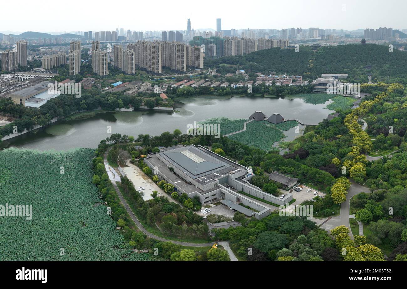 Vue aérienne du mausolée de Shizishan à Xuzhou, province du Jiangsu Banque D'Images