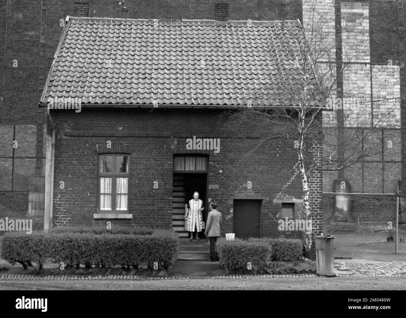 Sur ce site de la ville de Bochum, photographié ici en 01.02.1975, une incinération de déchets a été prévue en 1975, Allemagne, Europe Banque D'Images