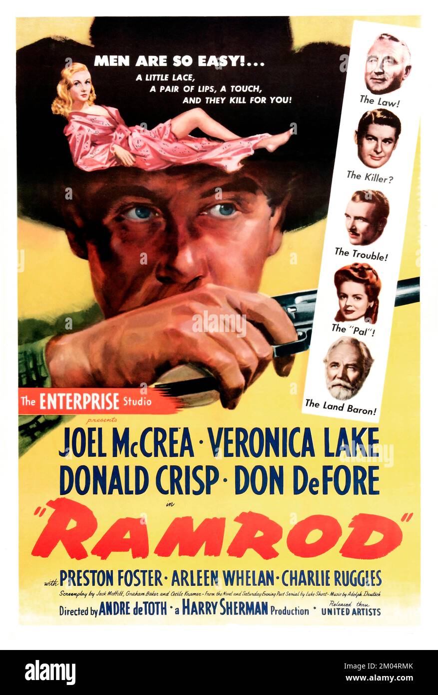 RAMROD (1947), réalisé par ANDRÉ DE TOTH. Crédit: ARTISTES UNIS / Album Banque D'Images