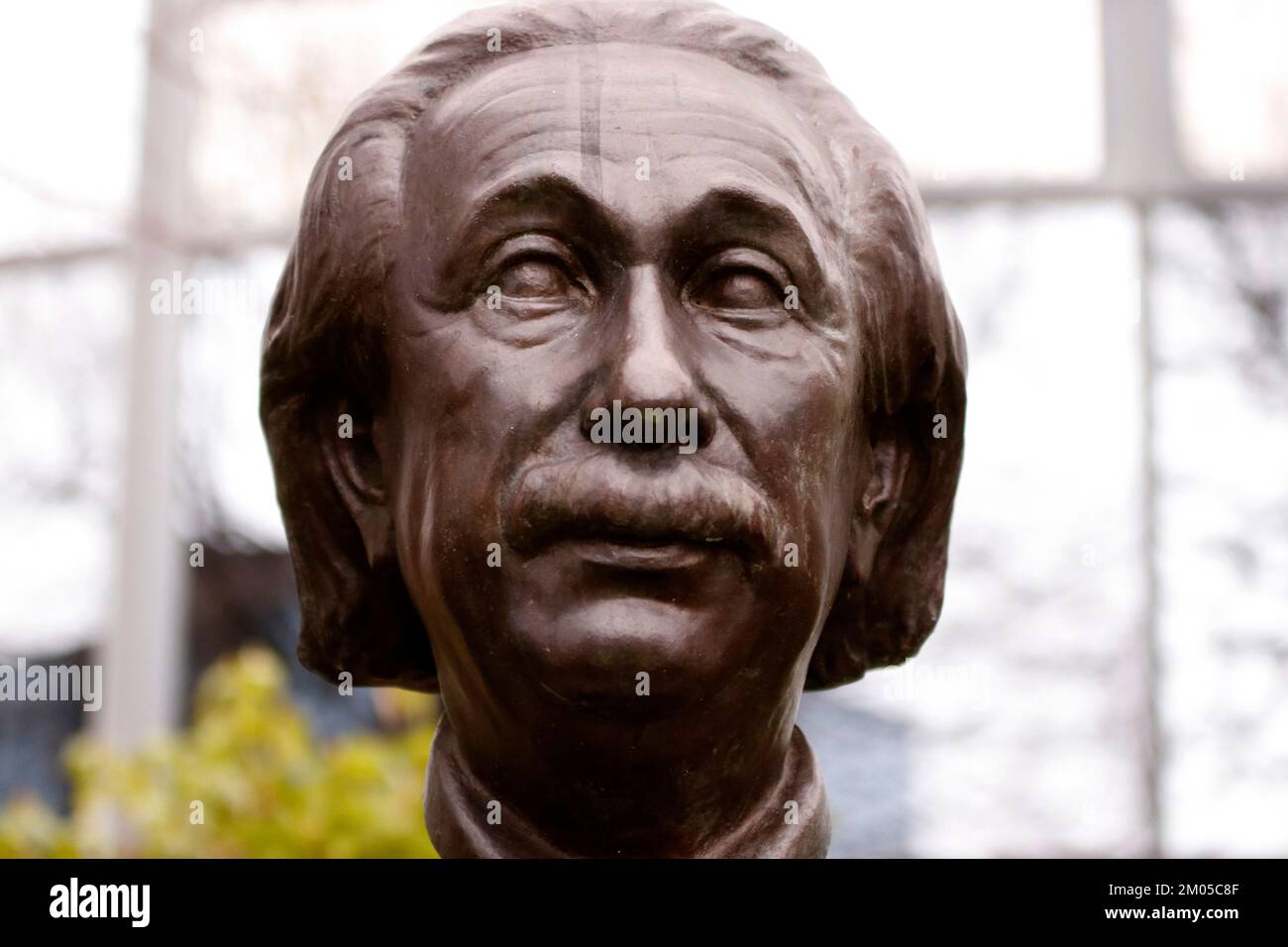 Albert Einstein-Bueste, Berlin-Tiergarten (nur fuer redaktionelle Verwendung. Keine Werbung. Banque de référence : http://www.360-berlin.de. © Jens Knapp Banque D'Images