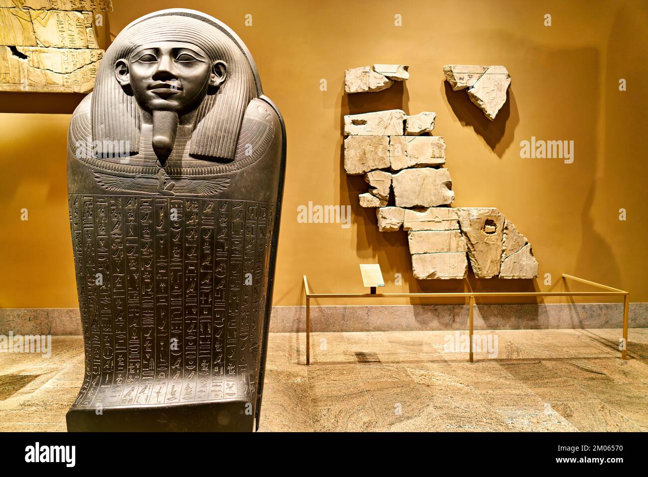 New York. Manhattan. États-Unis. Le Metropolitan Museum of Art Art égyptien Banque D'Images