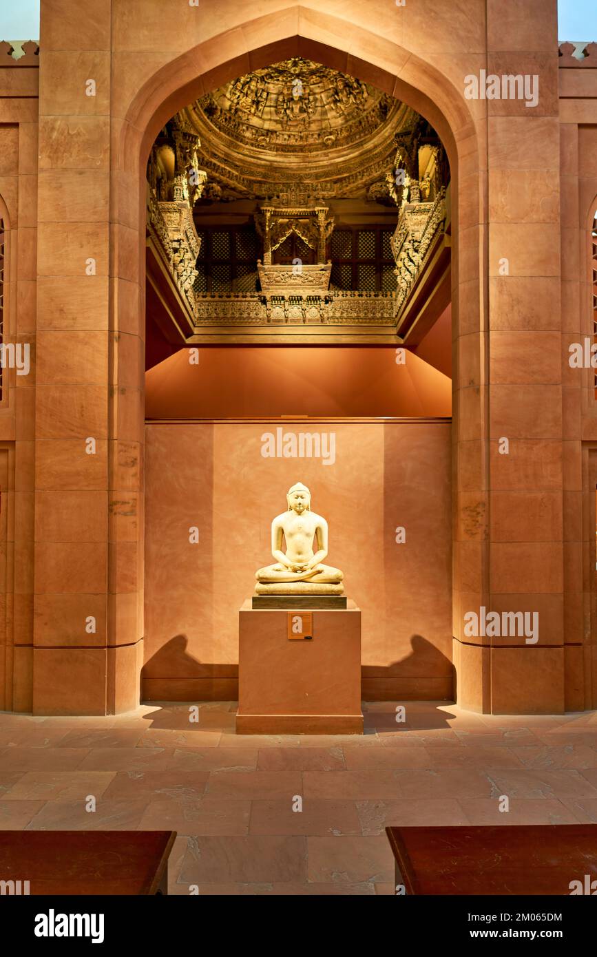 New York. Manhattan. États-Unis. Le Metropolitan Museum of Art Galerie d'art asiatique Banque D'Images