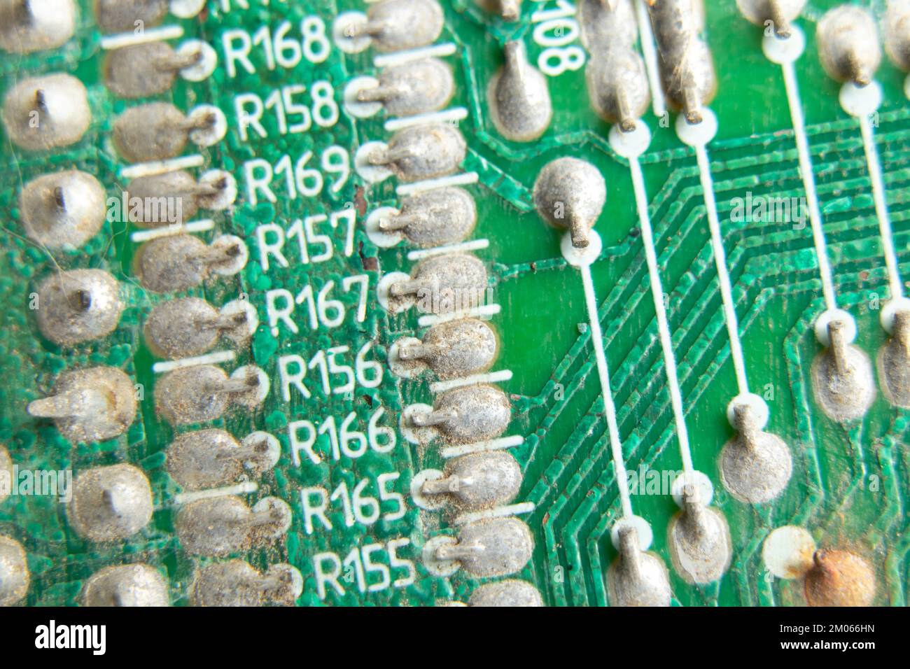 circuit imprimé, calculateur démonté Banque D'Images