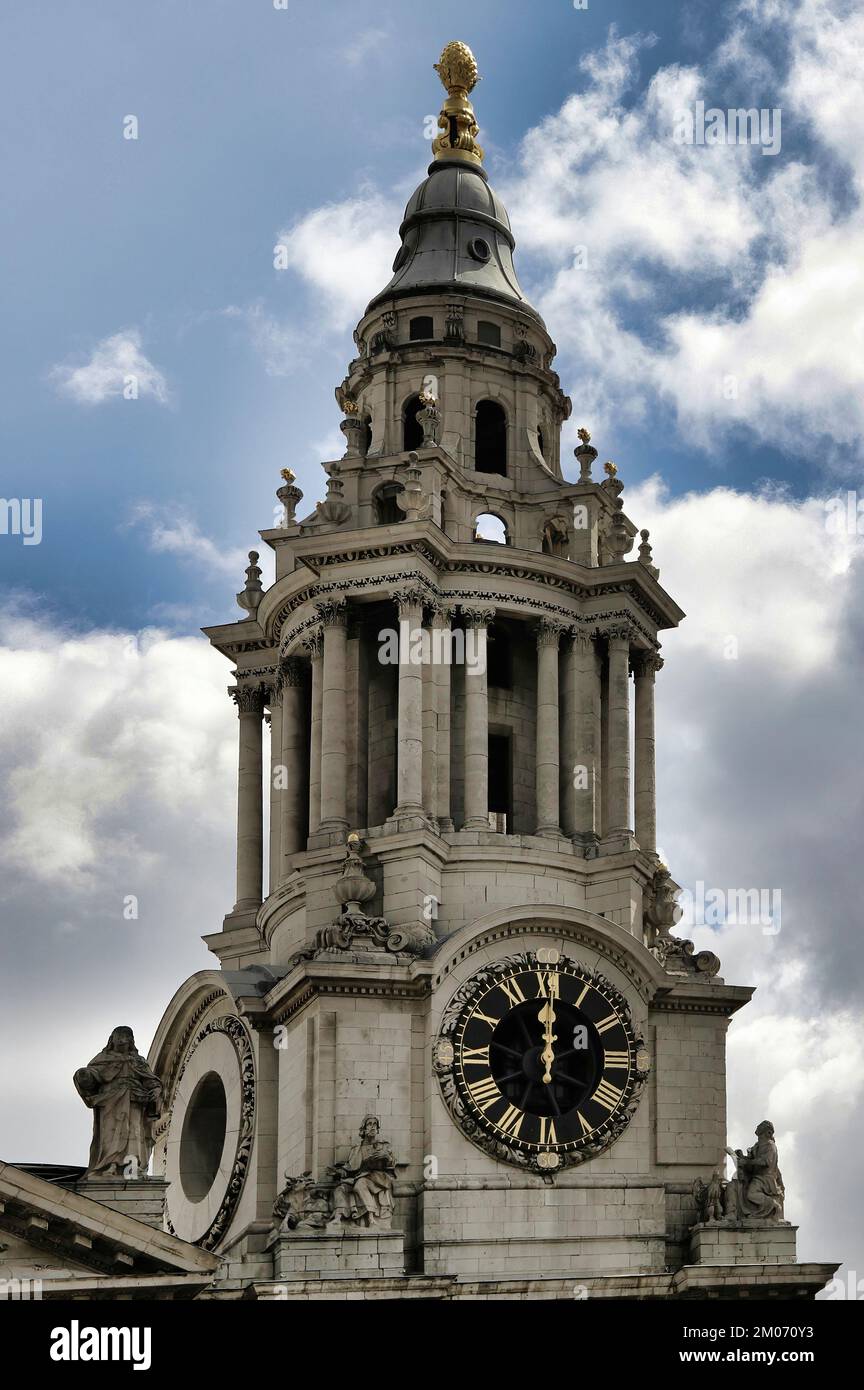 Cathédrale Saint-Paul Londres Royaume-Uni (Angleterre) Banque D'Images