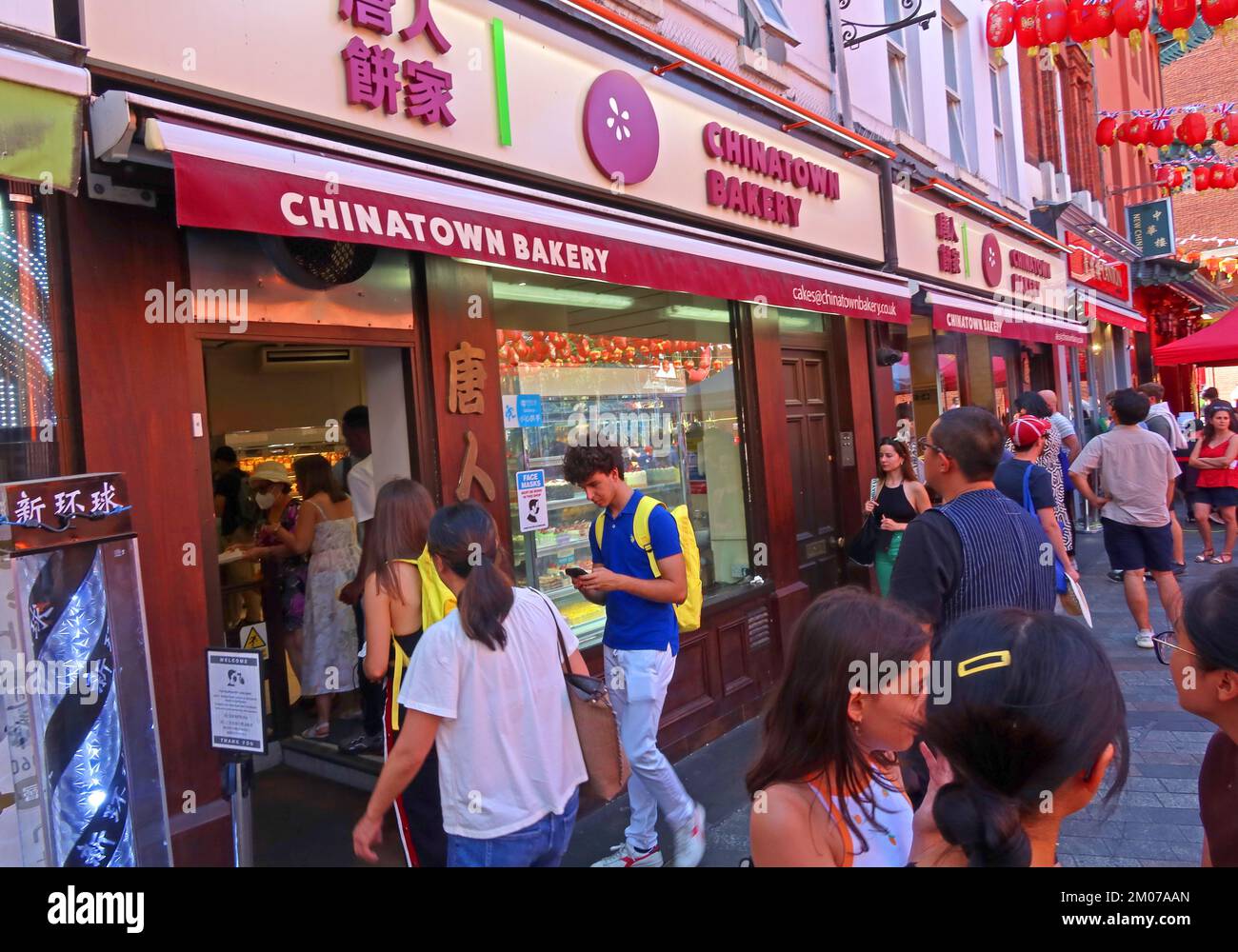 Chinatown Bakery, Gerrard St, SOHO, Londres, Angleterre, ROYAUME-UNI, W1D 5PT Banque D'Images