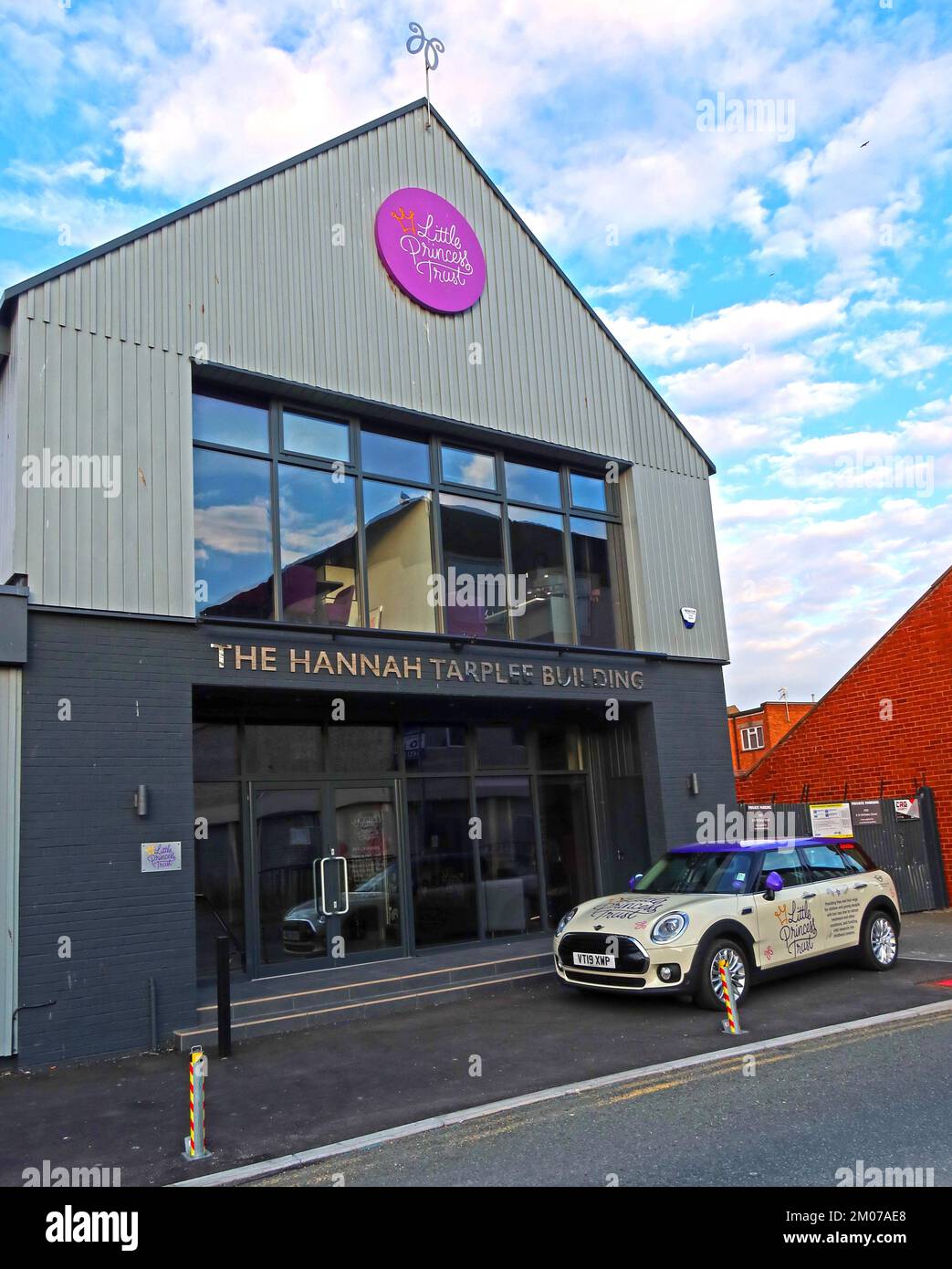 Office of the Little Princess Trust, Hereford, Hannah Tarplee Building, 22-25 Berrington St, Hereford, Angleterre, ROYAUME-UNI, HR4 0BJ Banque D'Images