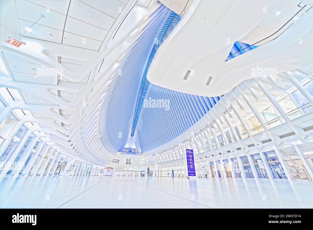 L'Oculus World Trade Center de New York Banque D'Images